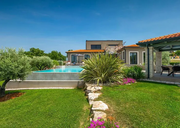 Modern Lukas With Pool In Vizinada Villa