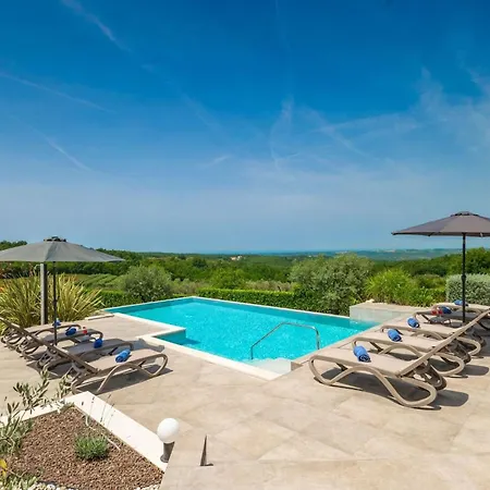 Modern Lukas With Pool In Vizinada 빌라 *